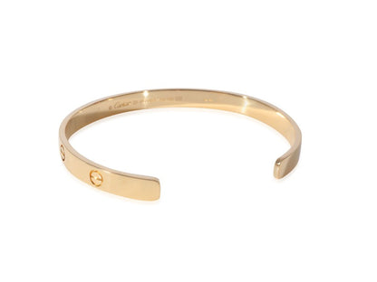 Cartier Love Cuff Bracelet In 18k Yellow Gold