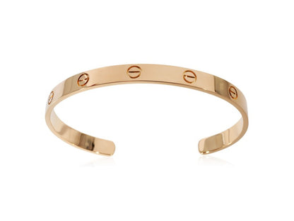 Cartier Love Cuff Bracelet In 18k Yellow Gold