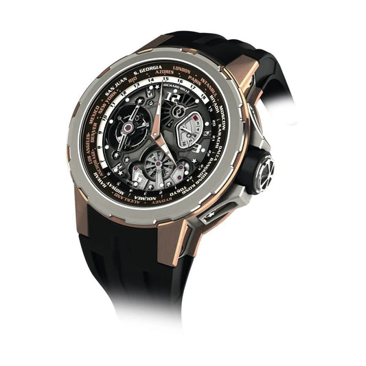 Richard Mille RM 58-01 Manual Winding Tourbillon Worldtimer Jean Todt Watch